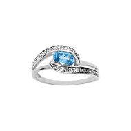 Bague femme - Oxyde de zirconium - Argent 925