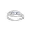 Bague femme - Oxyde de zirconium - Argent 925 - vue V1