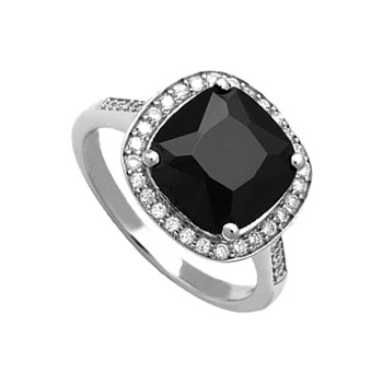 Bague femme - Oxyde de zirconium - Argent 925
