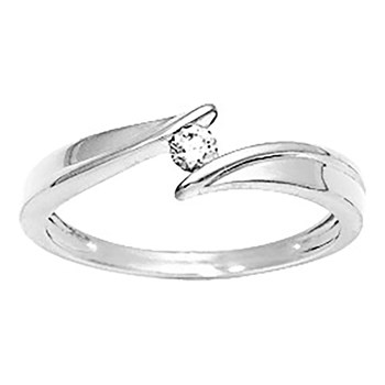 Bague femme - Oxyde de zirconium - Argent 925