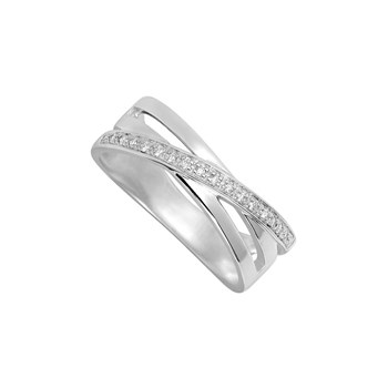 Bague femme - Oxyde de zirconium - Argent 925
