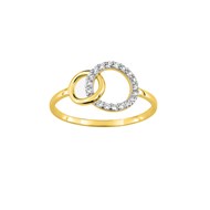 Bague Femme - Oxyde de zirconium - Or 9 Carats