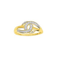 Bague Femme - Oxyde de zirconium - Or 9 Carats