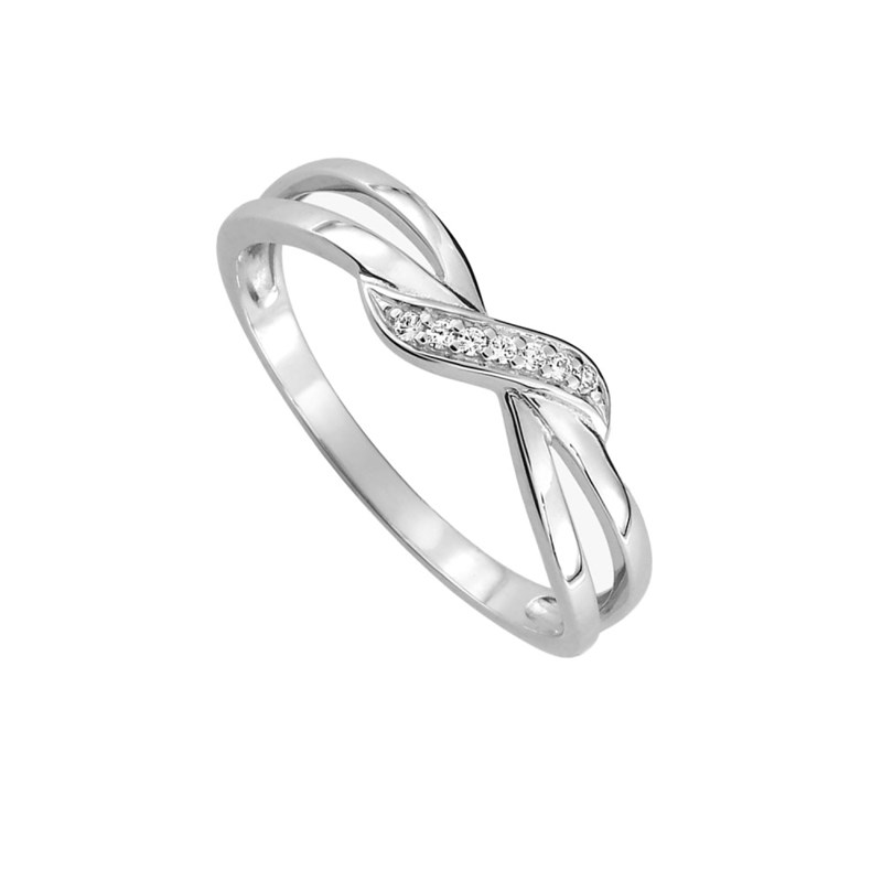 Bague Femme - Oxyde de zirconium - Or 9 Carats - vue 2