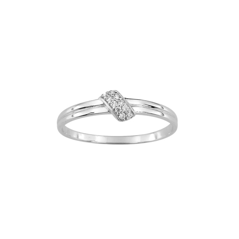 Bague Femme - Oxyde de zirconium - Or 9 Carats