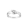 Bague Femme - Oxyde de zirconium - Or 9 Carats - vue V1