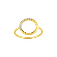 Bague Femme - Oxyde de zirconium - Or 9 Carats