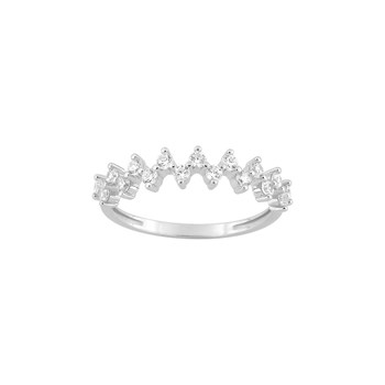 Bague Femme - Oxyde de zirconium - Or 9 Carats