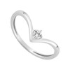 Bague Femme - Oxyde de zirconium - Or 9 Carats - vue V2