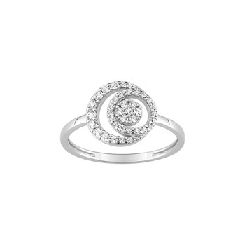Bague Femme - Oxyde de zirconium - Or 9 Carats