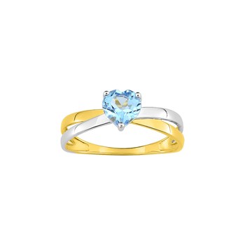 Bague Femme - topaze - Or 9 Carats