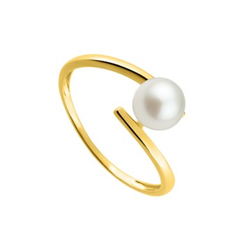 Bague Femme - perle - Or 9 Carats