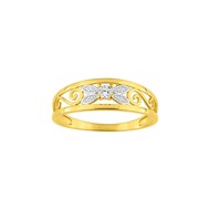 Bague Femme - Oxyde de zirconium - Or 9 Carats