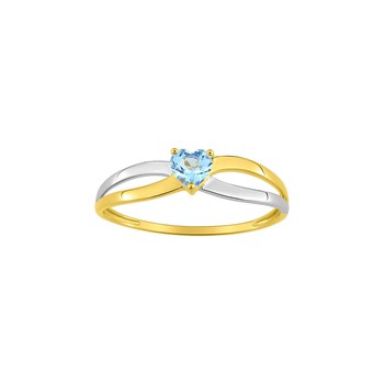 Bague Femme - topaze - Or 9 Carats