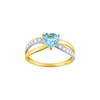 Bague Femme - topaze - Or 9 Carats - vue V1