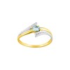 Bague Femme - topaze - Or 9 Carats - vue V1