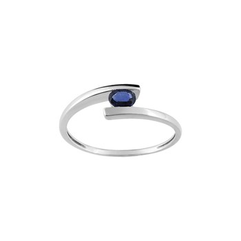 Bague Femme - saphir - Or 9 Carats