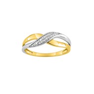 Bague Femme - Or 9 Carats - Diamant 0,01 Carats