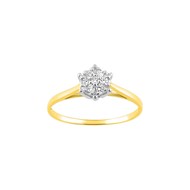 Bague Femme - Oxyde de zirconium - Or 9 Carats