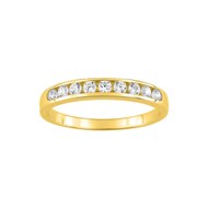 Bague Femme - Oxyde de zirconium - Or 9 Carats