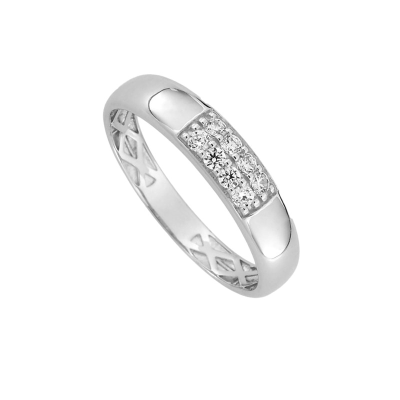 Bague Femme - Oxyde de zirconium - Or 9 Carats - vue 2