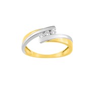 Bague Femme - Oxyde de zirconium - Or 9 Carats