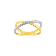 Bague Femme - Oxyde de zirconium - Or 9 Carats