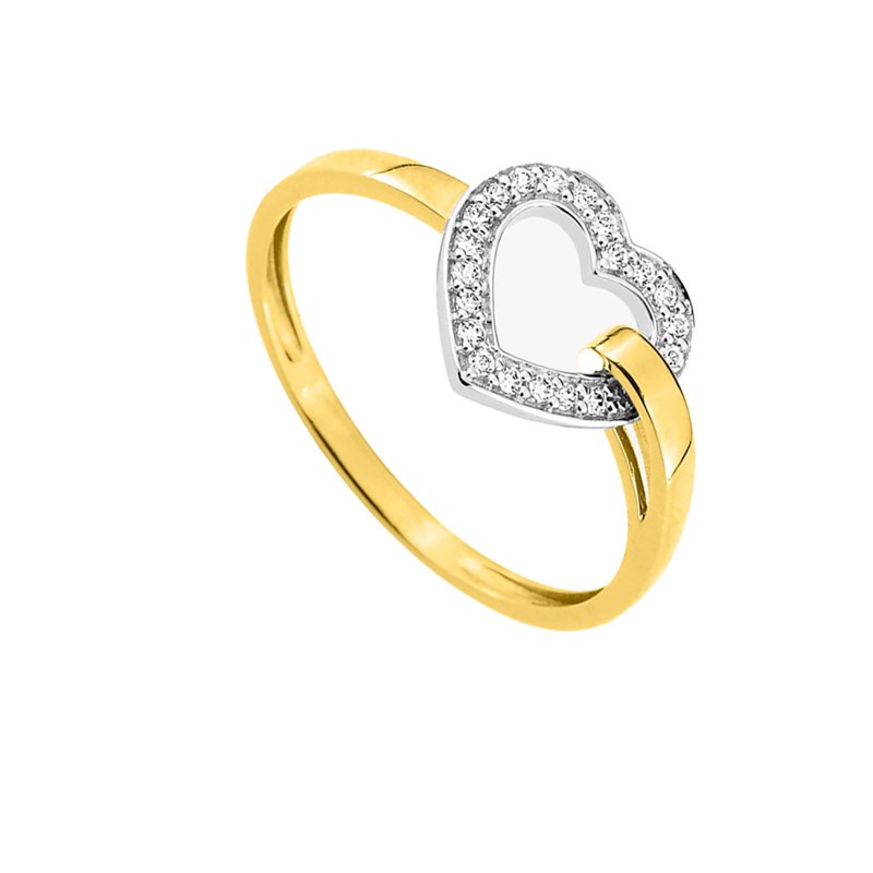 Bague Femme - Oxyde de zirconium - Or 9 Carats - vue 2