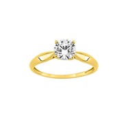 Bague Femme - Oxyde de zirconium - Or 9 Carats