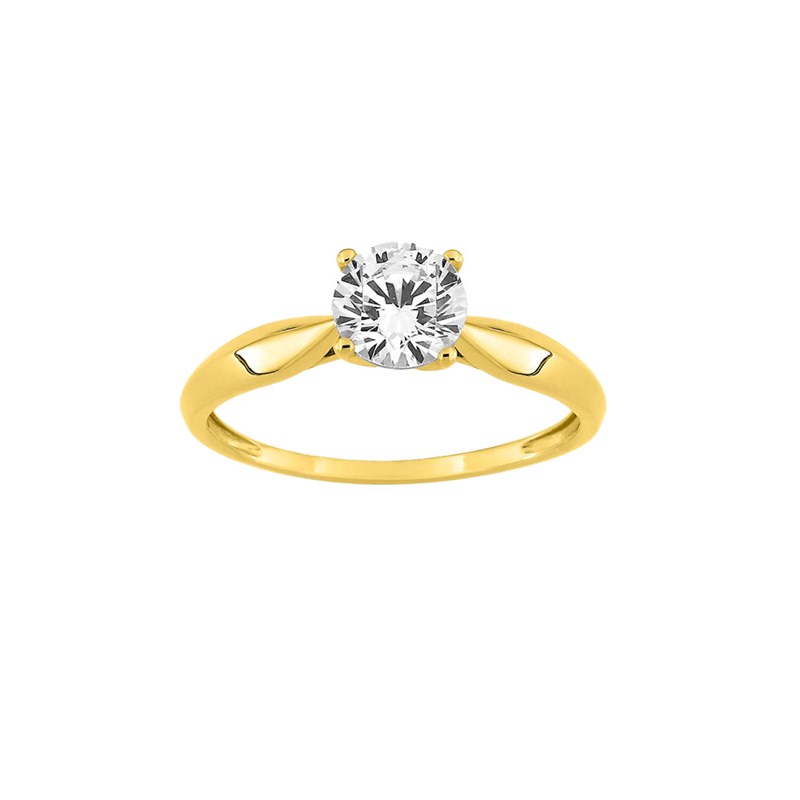 Bague Femme - Oxyde de zirconium - Or 9 Carats