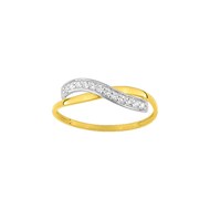 Bague Femme - Oxyde de zirconium - Or 9 Carats