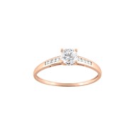 Bague Femme - Oxyde de zirconium - Or 9 Carats