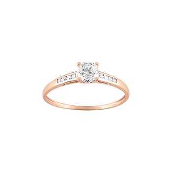 Ladies' Ring - Zirconium oxide - 9 carat gold