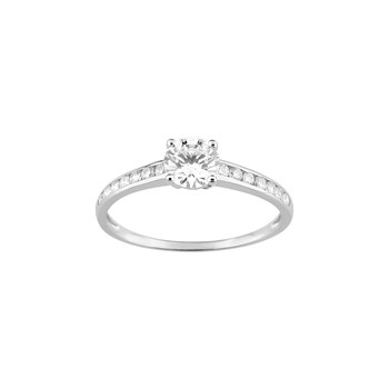 Ladies' Ring - Zirconium oxide - 9 carat gold