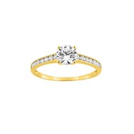 Bague Femme - Oxyde de zirconium - Or 9 Carats