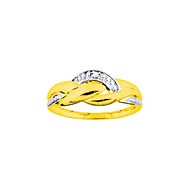 Bague Femme - Or 9 Carats - Diamant 0,01 Carats