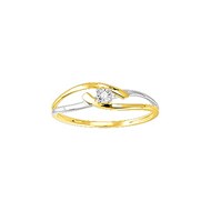 Bague Femme - Or 9 Carats - Diamant 0,01 Carats