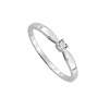 Bague Femme - Or 9 Carats - Diamant 0,02 Carats - vue V2