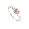 Bague Femme - Or 9 Carats - Diamant 0,01 Carats - vue V2