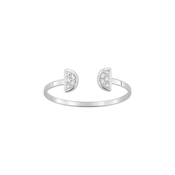 Bague Femme - Or 9 Carats - Diamant 0,02 Carats