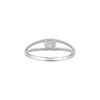 Bague Femme - Or 9 Carats - Diamant 0,02 Carats - vue V1