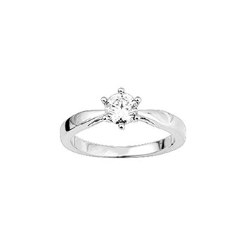 Bague femme - Oxyde de zirconium - Or 9 Carats