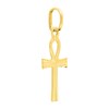 Pendentif croix - Or 18 Carats - vue V2
