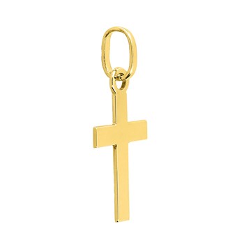 Pendentif Mixte - Or 18 Carats - Croix
