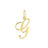 Pendentif initiale G - Or 18 Carats