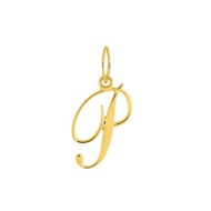 Pendentif initiale P - Or 18 Carats