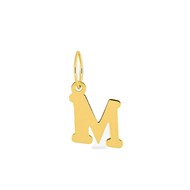 Pendentif initiale M - Or 18 Carats