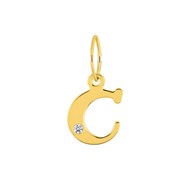 Pendentif Femme - Or 18 Carats - Diamant 0.01 Carats