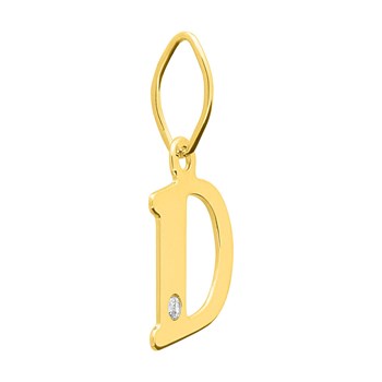 Pendentif Femme - Or 18 Carats - Diamant 0.01 Carats