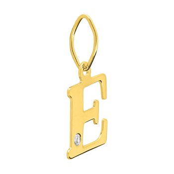 Pendentif Femme - Or 18 Carats - Diamant 0.01 Carats